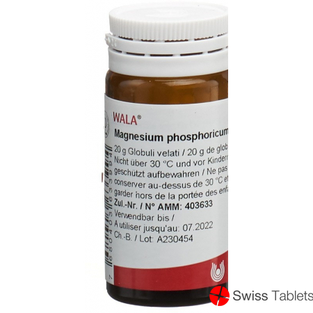 Wala Magnesium Phosphor Comp Globuli Flasche 20g buy online