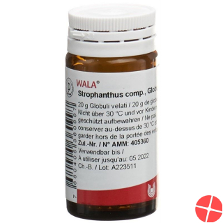 Wala Strophanthus Comp 20 g globules bottle