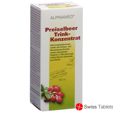 Alpinamed Cowberry drinking concentrate 100ml buy online