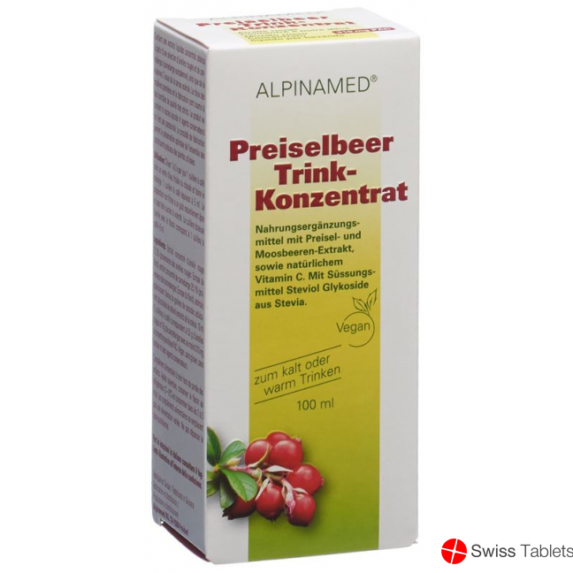 Alpinamed Cowberry drinking concentrate 100ml buy online