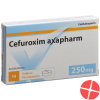 Cefuroxim Axapharm Filmtabletten 250mg 14 Stück Cefuroxim Axapharm Filmtabletten 250mg 14 Stück