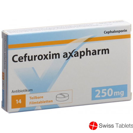 Cefuroxim Axapharm Filmtabletten 250mg 14 Stück buy online