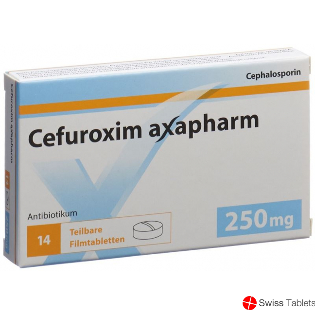 Cefuroxim Axapharm Filmtabletten 250mg 14 Stück buy online
