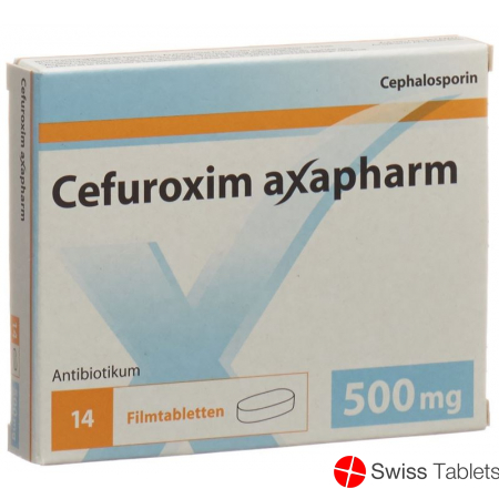 Cefuroxim Axapharm Filmtabletten 500mg 14 Stück buy online