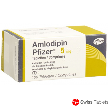 Amlodipin Pfizer Tabletten 5mg 100 Stück buy online