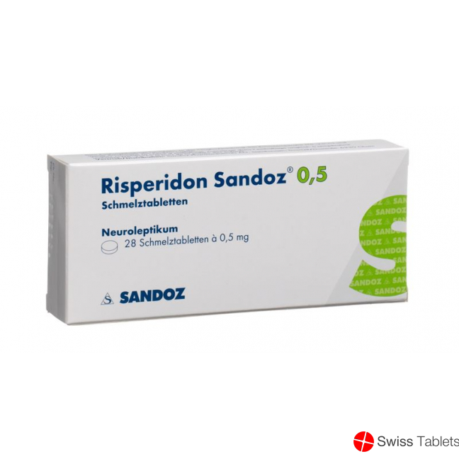 Risperidon Sandoz Schmelztabletten 0.5mg 28 Stück buy online