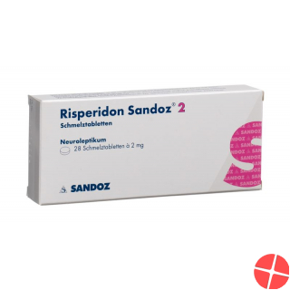 Risperidon Sandoz Schmelztabletten 2mg 28 Stück