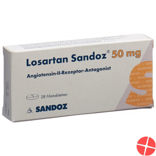 Losartan Sandoz Filmtabletten 50mg 28 Stück Losartan Sandoz Filmtabletten 50mg 28 Stück