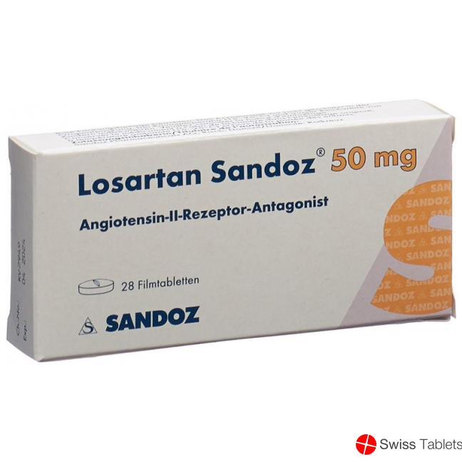 Losartan Sandoz Filmtabletten 50mg 28 Stück buy online