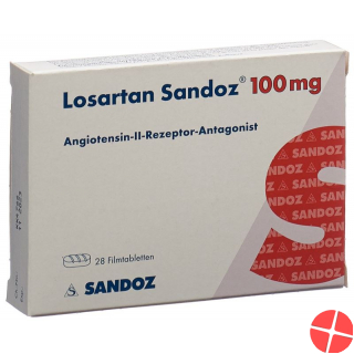 Losartan Sandoz Filmtabletten 100mg 28 Stück Losartan Sandoz Filmtabletten 100mg 28 Stück