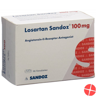 Losartan Sandoz Filmtabletten 100mg 98 Stück Losartan Sandoz Filmtabletten 100mg 98 Stück