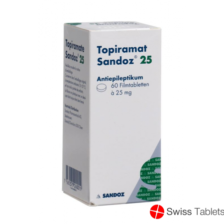 Topiramat Sandoz Filmtabletten 25mg 60 Stück buy online