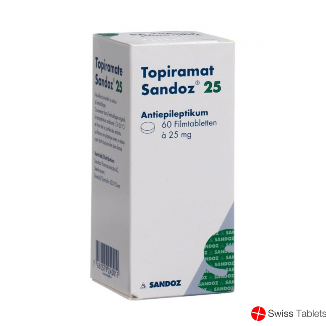 Topiramat Sandoz Filmtabletten 25mg 60 Stück buy online