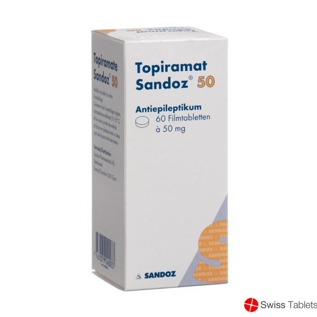 Topiramat Sandoz Filmtabletten 50mg 60 Stück buy online