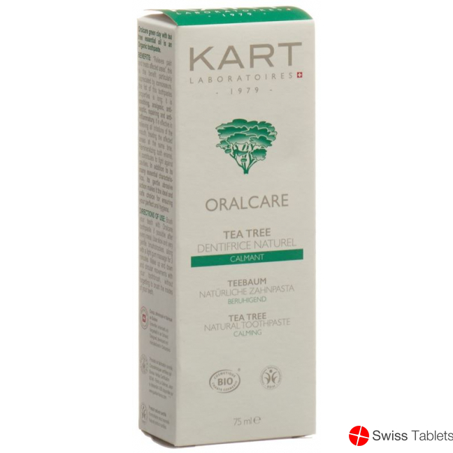 Kart Zahnpaste Lehm Oralcare Teebaum 75ml buy online