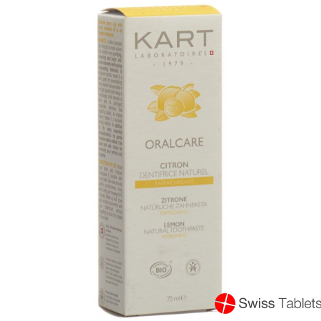 Kart Zahnpaste Lehm Oralcare Zitrone 75ml buy online