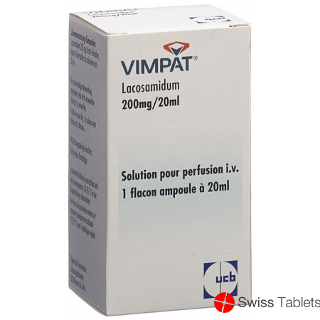 Vimpat Infusionskonzentrat 200mg/20ml i.v. Stechampullen 20ml buy online