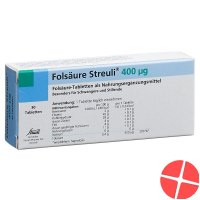 Folsäure Streuli Tabletten 400µg 30 Stück