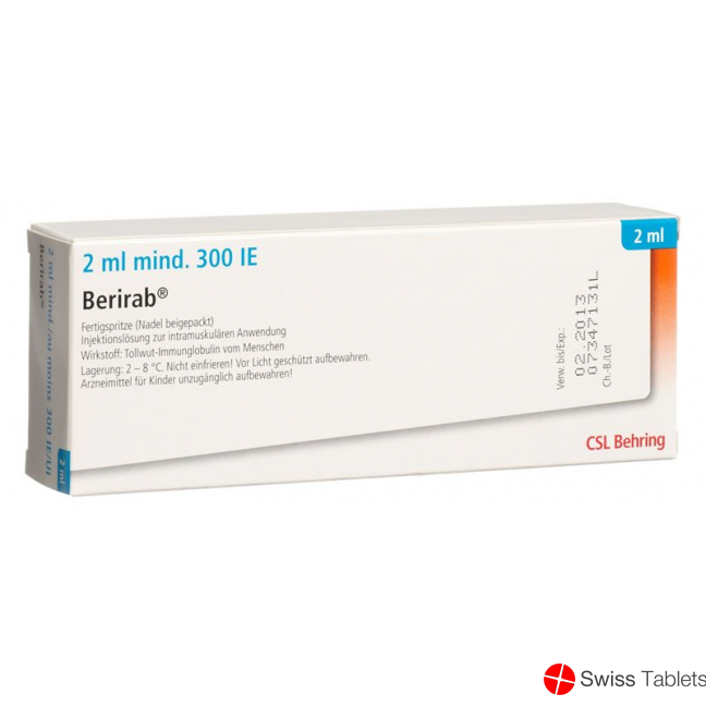 Berirab Injektionslösung 300 Ie/2ml Fertigspritze 2ml buy online