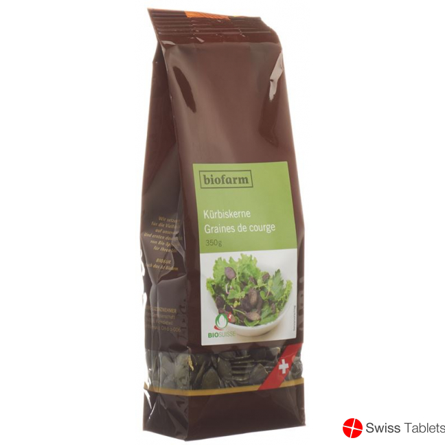 Biofarm Kürbiskerne Knospe Ch Beutel 350g buy online