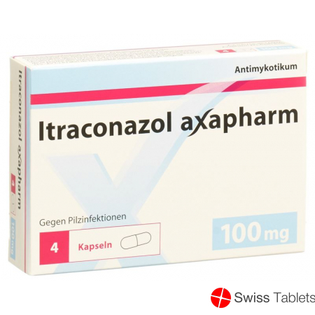 Itraconazol Axapharm 4 Kapseln 100mg 4 Stück buy online Itraconazol Axapharm 4 Kapseln 100mg 4 Stück buy online