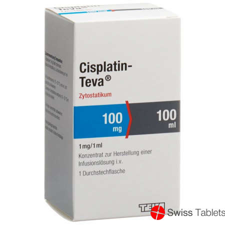 Cisplatin Teva 100mg/100ml Durchstechflasche 100ml buy online