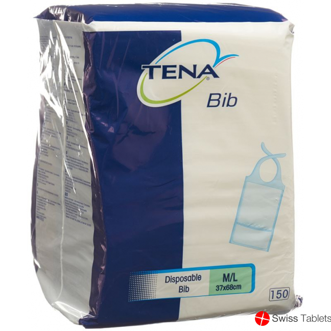 Tena Bib Schutzserviette 37x68cm M/L 150 Stück buy online
