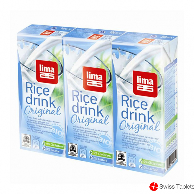Lima Rice Drink Original 3x 200ml buy online
