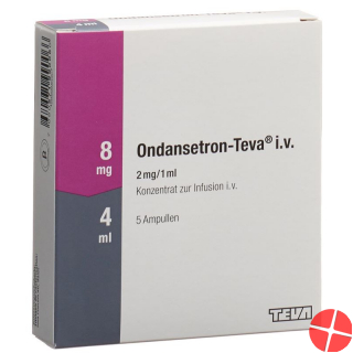Ondansetron Teva Infusionskonzentrat 8mg/4ml 5 Ampullen 4ml