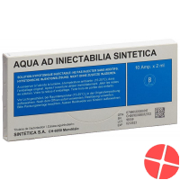 Aqua Ad Injektion Sintetica Injektionslösung 2ml Ampullen 10 Stück Aqua Ad Injektion Sintetica Injektionslösung 2ml Ampullen 10 Stück