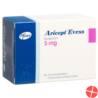 Aricept Evess Schmelztabletten 5mg 98 Stück