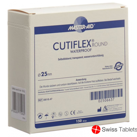 Cutiflex Round Folienpflaster 25mm 150 Stück buy online