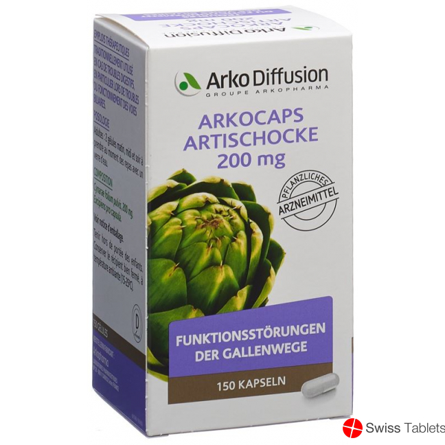 Arkocaps Artischocken Kapseln 200mg 150 Stück buy online