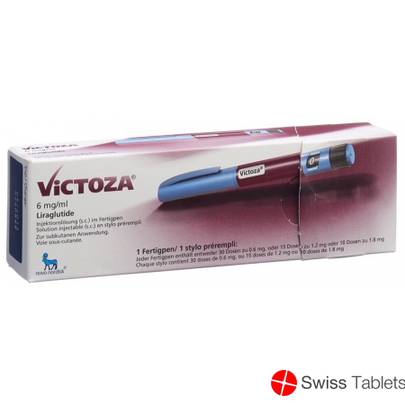 Victoza Injektionslösung 6mg/ml 2 Fertigpen 3ml buy online