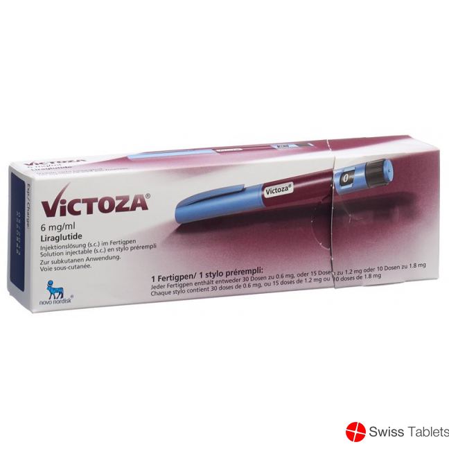 Victoza Injektionslösung 6mg/ml 2 Fertigpen 3ml buy online