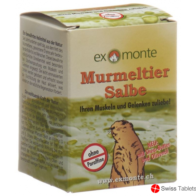 Exmonte Murmeltier Salbe Topf 100ml buy online Exmonte Murmeltier Salbe Topf 100ml buy online