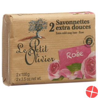 Le Petit Olivier Savon Rose 2x 100g