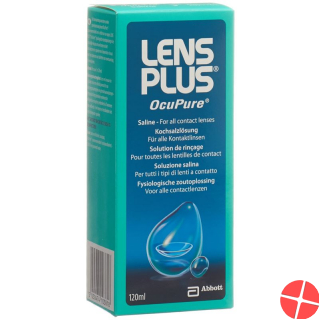 Lens Plus OcuPure Kochsalzlösung 120ml