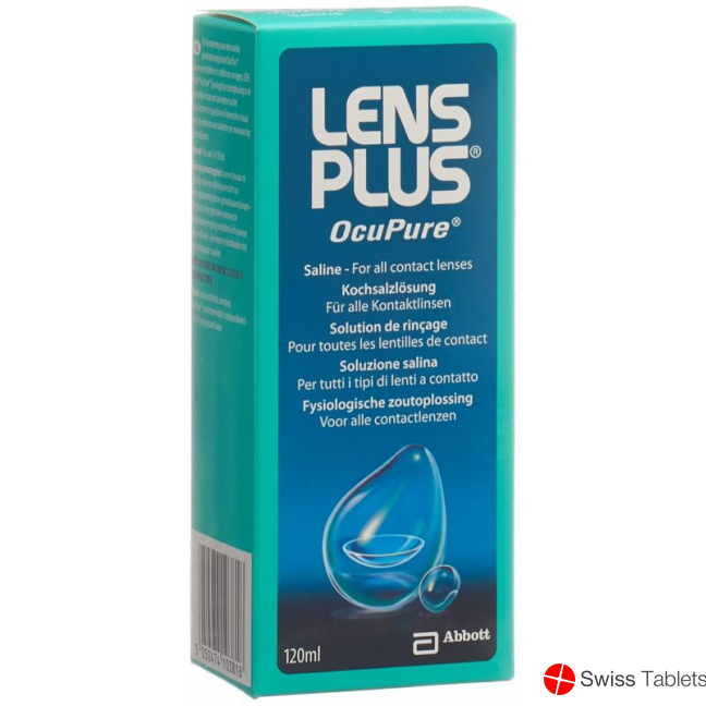 Lens Plus OcuPure Kochsalzlösung 120ml buy online