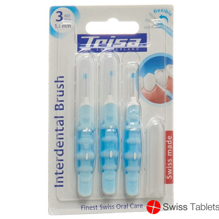 Trisa Interdental Brush 3.0mm Flexible 3 Stück buy online