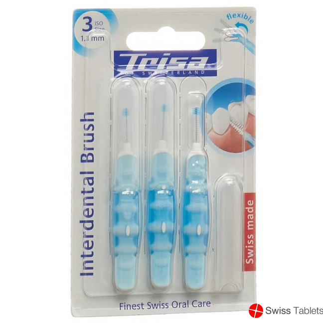 Trisa Interdental Brush 3.0mm Flexible 3 Stück buy online