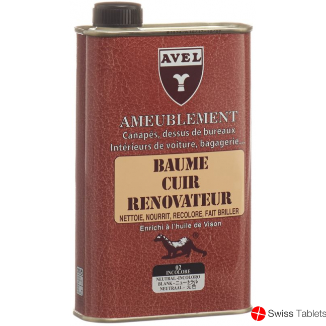 Avel Leder Pflegebalsam Flüssig Farblos 500ml buy online