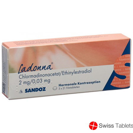 Ladonna Filmtabletten 3x 21 Stück buy online