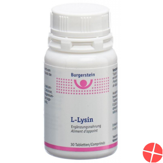 Burgerstein L-Lysine 30 tablets