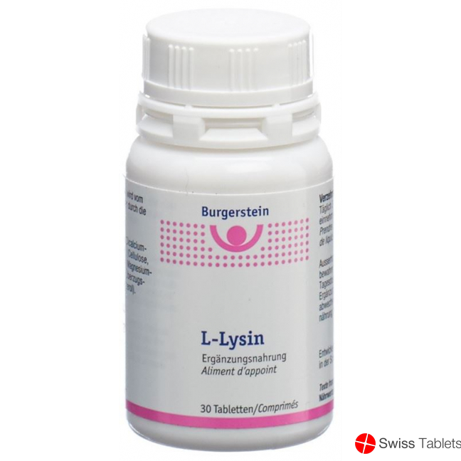 Burgerstein L-Lysine 30 tablets buy online
