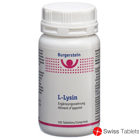 Burgerstein L-Lysin tablets Ds 100 pieces buy online