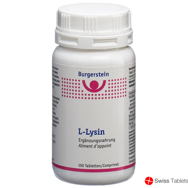 Burgerstein L-Lysin tablets Ds 100 pieces buy online