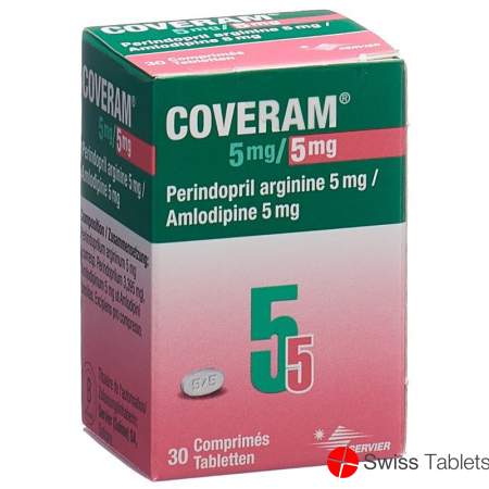 Coveram Tabletten 5/5mg 30 Stück buy online