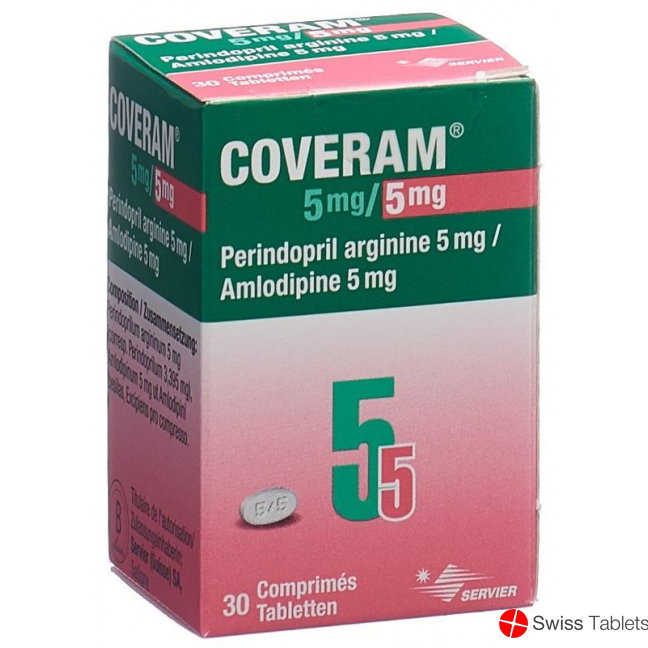 Coveram Tabletten 5/5mg 30 Stück buy online