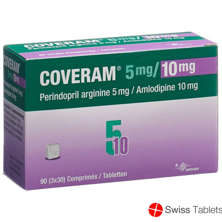 Coveram Tabletten 5/10mg 90 Stück buy online